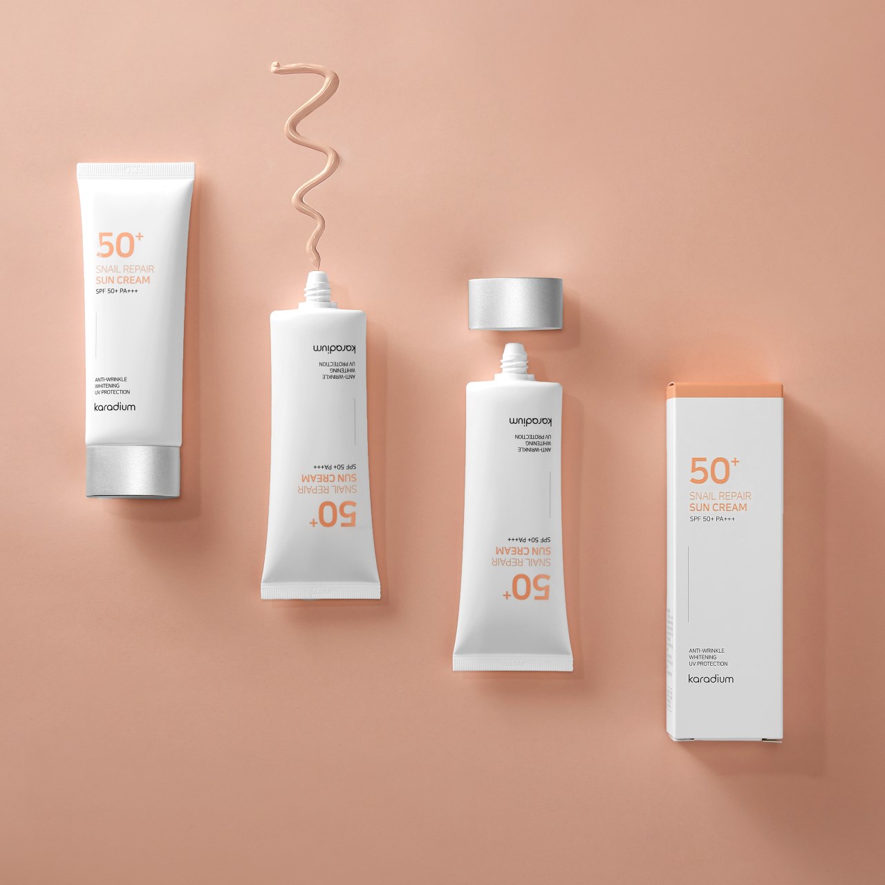 Kem chống nắng Karadium Snail Repair Sun Cream SPF50+ PA+++ 70ML - Ảnh 6