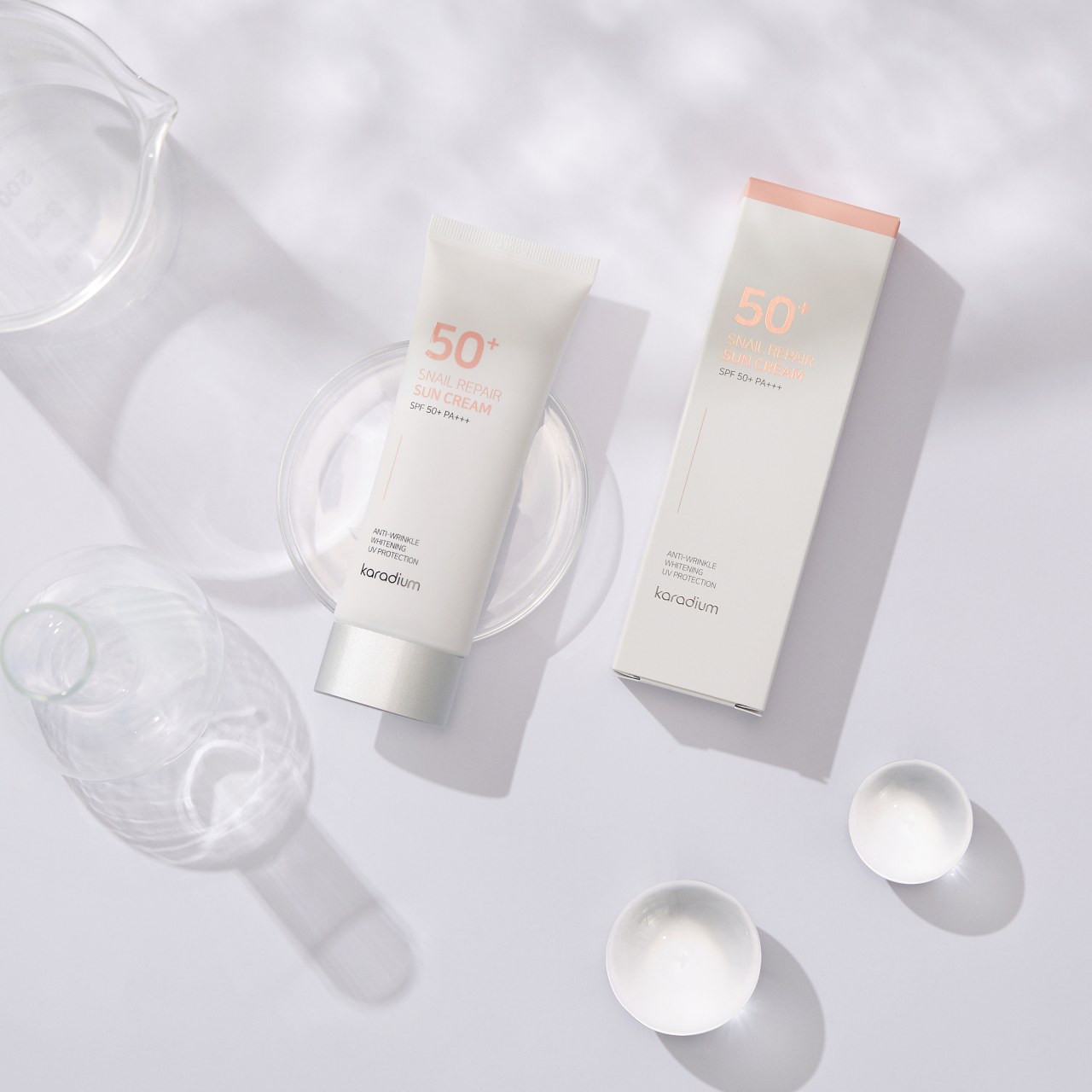 Kem chống nắng Karadium Snail Repair Sun Cream SPF50+ PA+++ 70ML - Ảnh 7