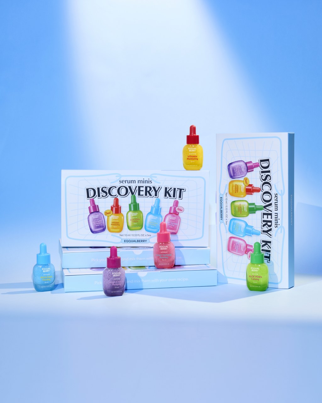 Alternative view of Set tinh chất dưỡng da toàn diện Eqqualberry Serum Minis Discovery Kit (10ML * 5EA)