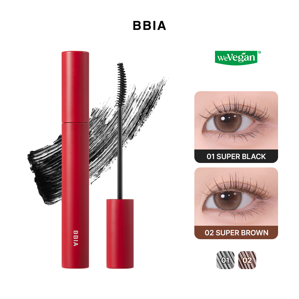 Mascara tơi mi, không lem trôi BBIA Never Die Mascara 3ML
