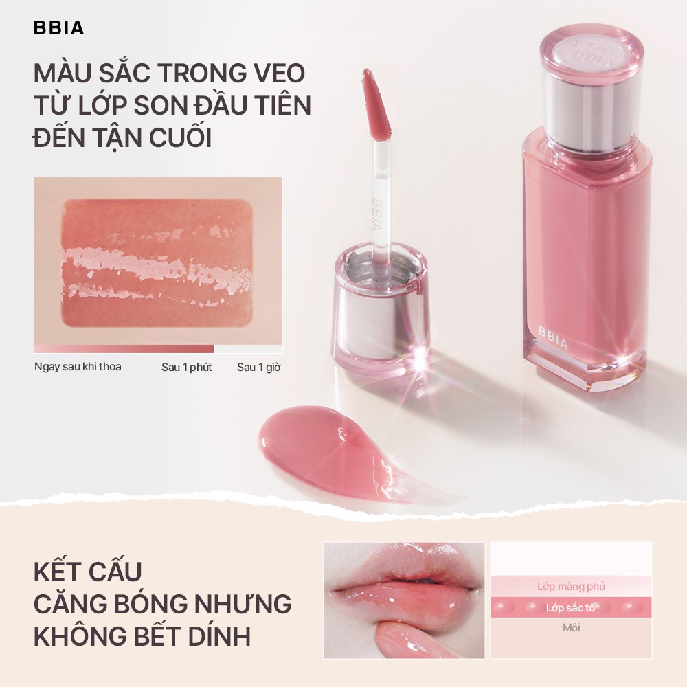 Alternative view of Son tint bóng môi căng mọng tự nhiên BBIA Lucky Shine Tint 4.5G