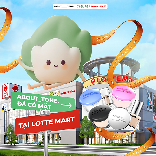 About_Tone đã có mặt tại Lotte Mart và Sammishop