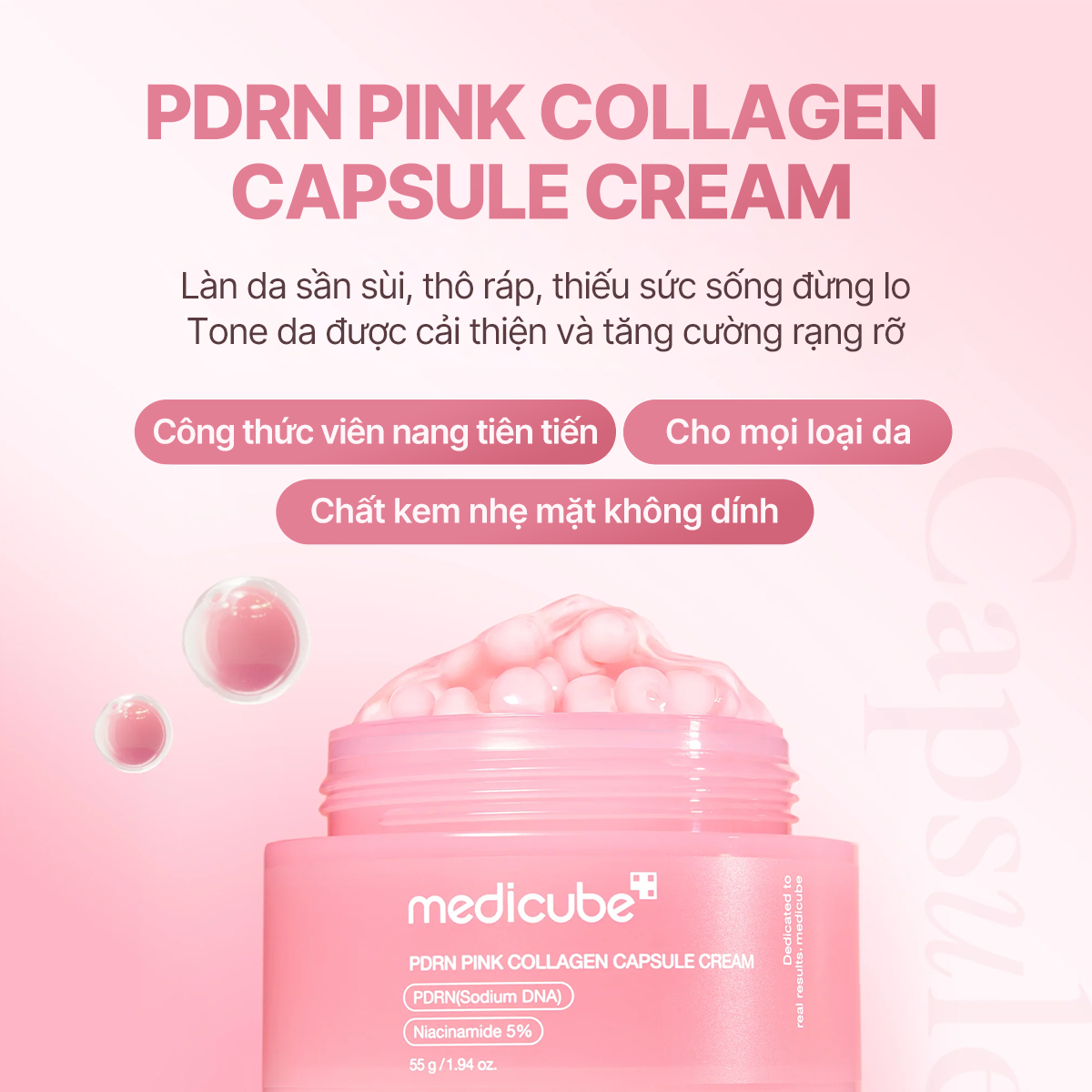 Kem thạch dưỡng da Medicube Collagen Jelly Cream 110ML