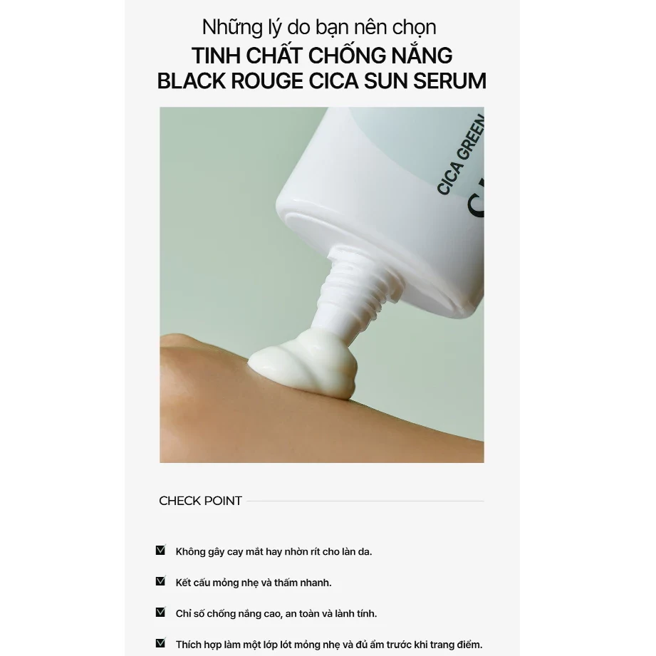 Phấn nước Mịn Lì Lâu Trôi Black Rouge Thin Layer Veiled Cushion SPF50+/PA++++ 14G - Ảnh 2