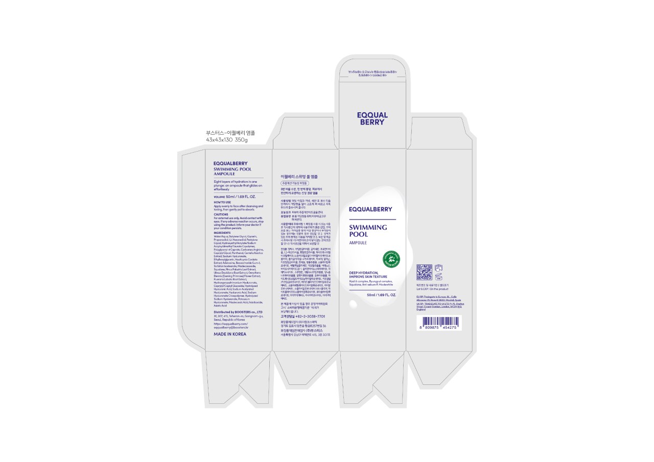 Alternative view of Tinh chất cấp ẩm Eqqualberry Swimming Pool Ampoule 50ML
